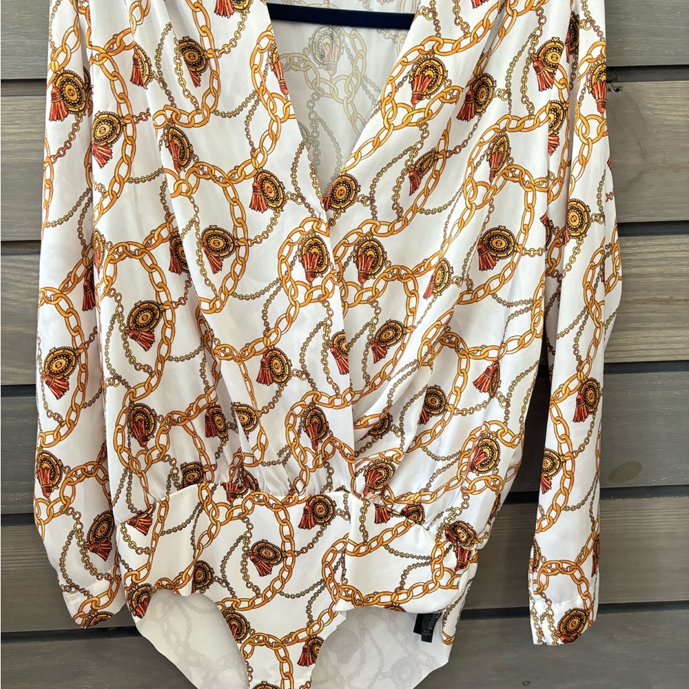 Chain Print Women's Top